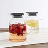 HARIO Vinegar Storage Vinegars Fruit for Made in 1 Container Container, Pot, 1000ml, Pickles, Black, Japan, VFP-1000-B,