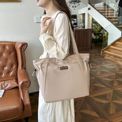 New Large-capacity Canvas Bag Women's Light Class Commuter Shoulder Bag Portable Tote Bag