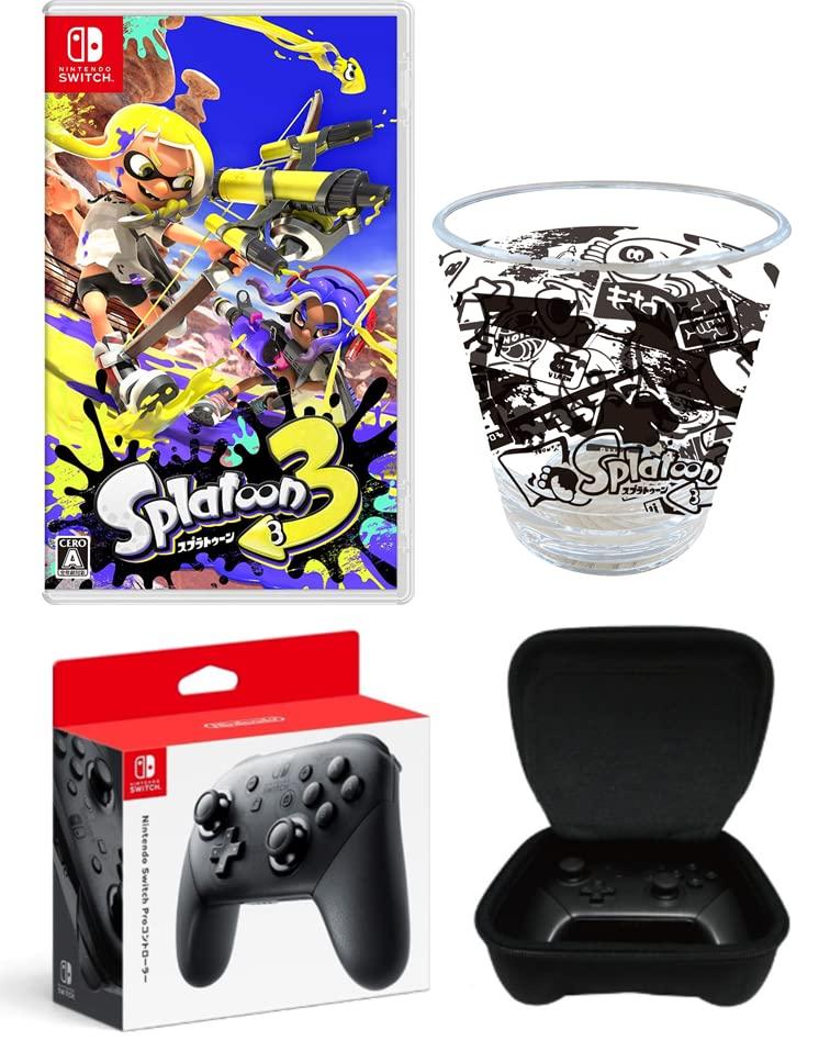 

в оригінальній доставці Splatoon 3 Nintendo Nintendo Switch Pro Controller ліцензований чохол для склянки контролера Nintendo Switch Pro [Доставляється коробка]