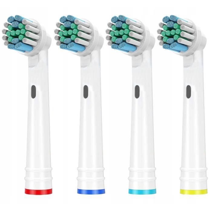 Electric Toothbrush - Oral B - Vitality PRO Protect X Clean Violet - 4 Brush Heads - Optimal Cleaning