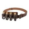 Alchemist Theme Waist Belt with 4 Potion Holder for Medieval Enthusiasts Cosplay Costume Belt Masquerades Props PU Belt