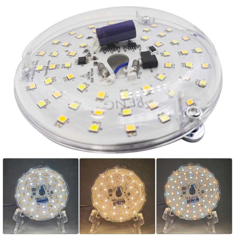 4inch Ceiling Fan LED Light 3CCT LED Ceiling Fan Retrofit Kit  Flush Mount