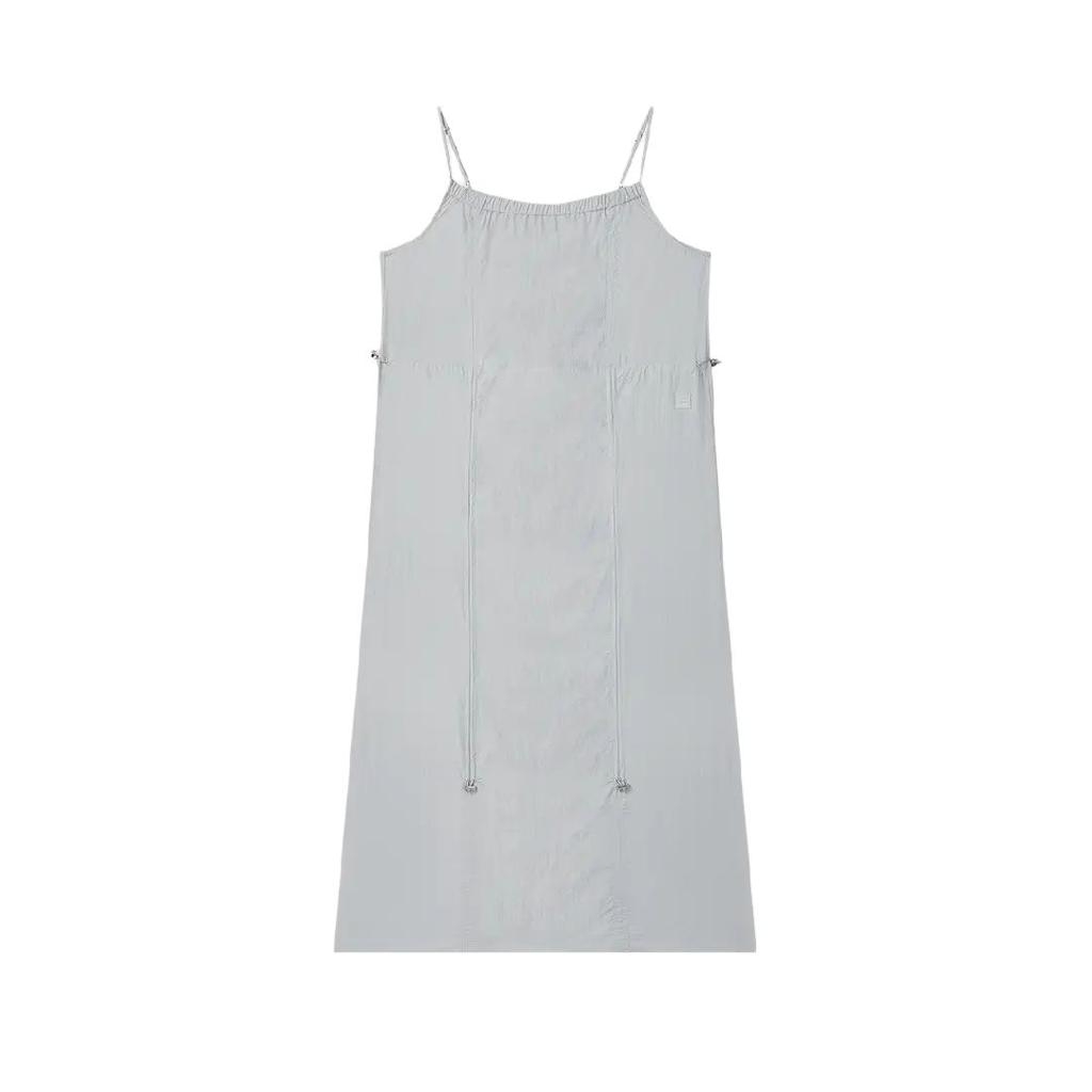 FILA Original SS25 Fashion Comfortable Soft Skin-Friendly Slip Dress Women Dresses F71W539312F-GY