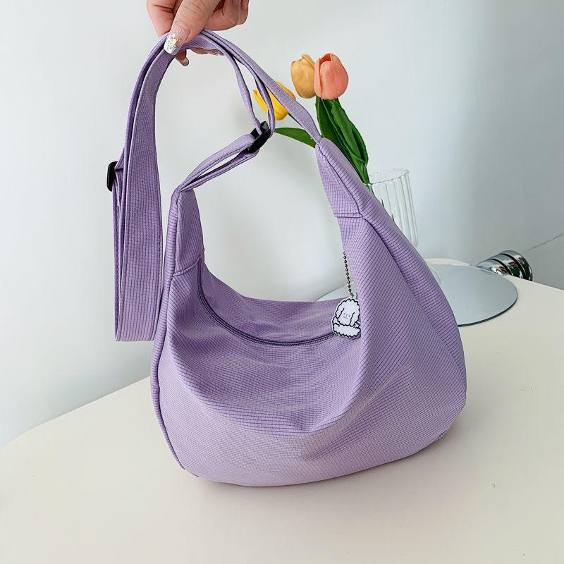 Summer Dumpling Bag: Large Capacity Crossbody Shoulder Bag for Students