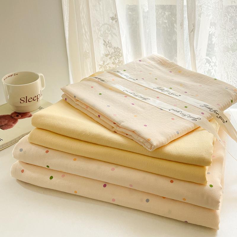 Cute Girl Duvet Cover Set Floral Pastoral Style Duvet Cover Fluffy Comfortable 4Pcs Bedding Set with 1Flat Sheet Pillowcase