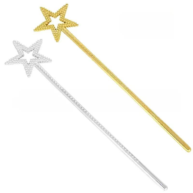 Kids' Halloween Silver Star Princess Magic Wand Toy