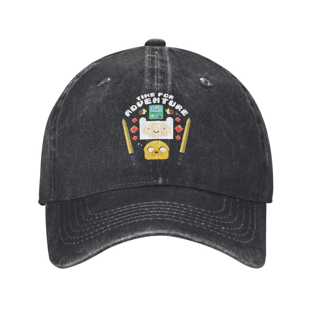 Adventure Time Jake Finn Men Women Baseball Caps Distressed Denim Caps Hat All Seasons Travel Gift Snapback Cap