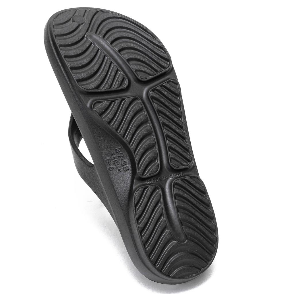 ZenHome Sandale de Plajă cu Suport Plantar Mărimi Papuci, Sandale, Șlapi, Suport, Absorbție, Unisex, Negru, 25.5-27cm