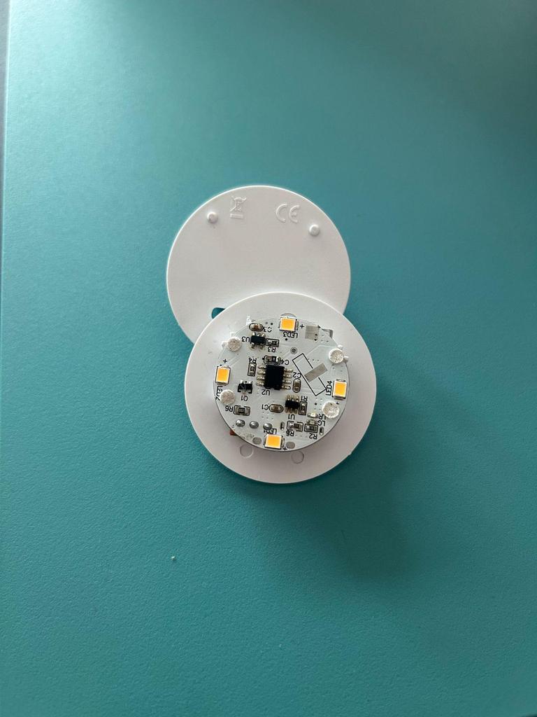 Colorful Night Light - 45mm Rechargeable Tap Control with Imitation Stone Design
