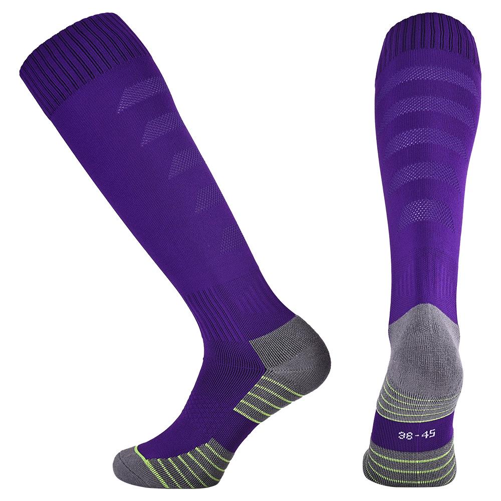 

Men s & Youth Long Wear-Resistant Sports Socks: Sweat-Wicking Non-Slip for Competition, Baseball, Football L Adult 38-45