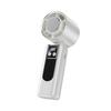 New Turbo Handheld Mini Fan with 199-Speed USB Charging & Digital Display - Powerful Cooling