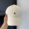 Korean Letter K Embroidery Baseball Cap Soft Top Shows a Small Face, Big Head Circumference, Wide Brim, Sunshade, Spring and Summer Peaked Cap Tide