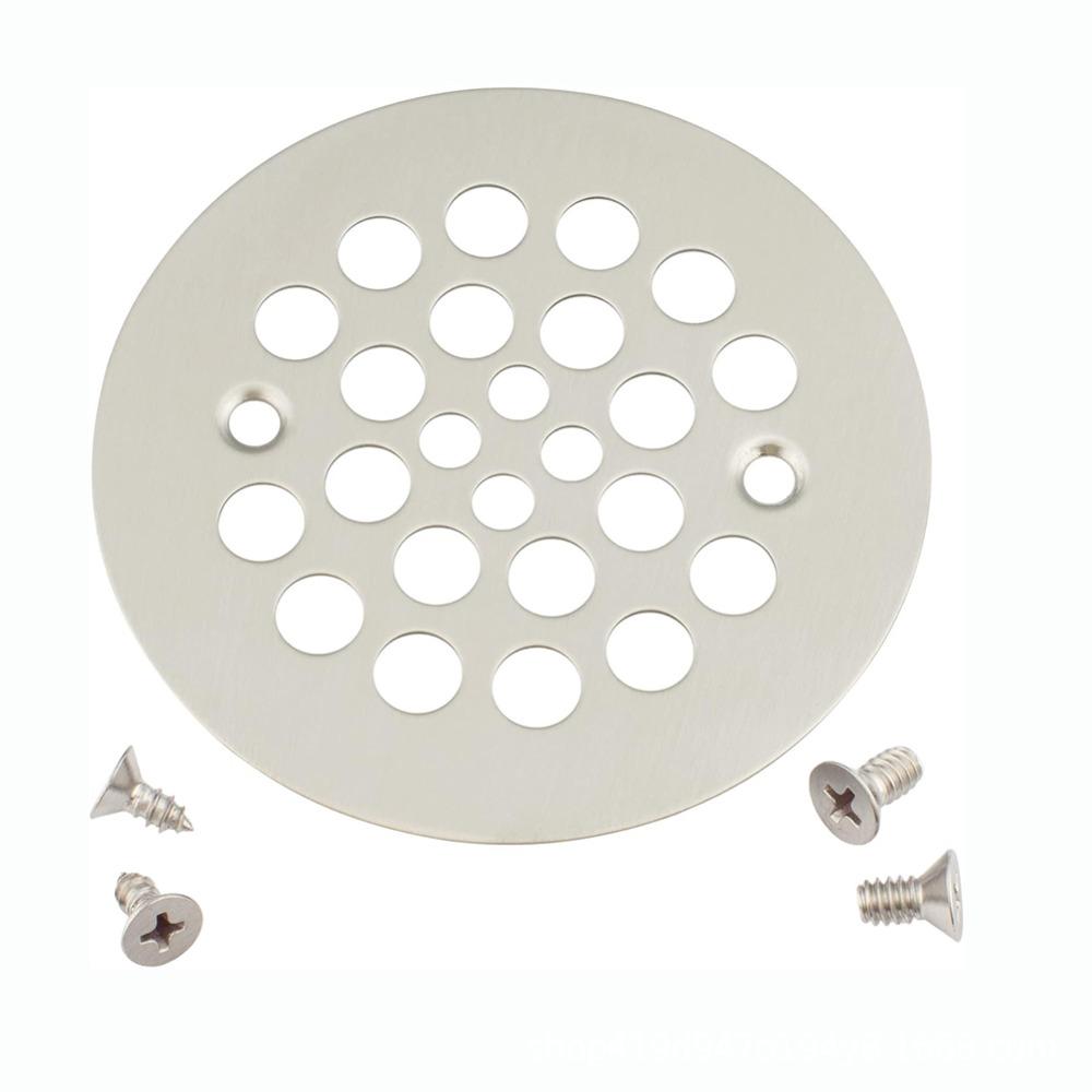

Stainless Steel Shower Drain Cover Rust-Proof 4-1/4“ Floor Drain Cover Anti-Clog Drain Strainer Bathroom Accessories