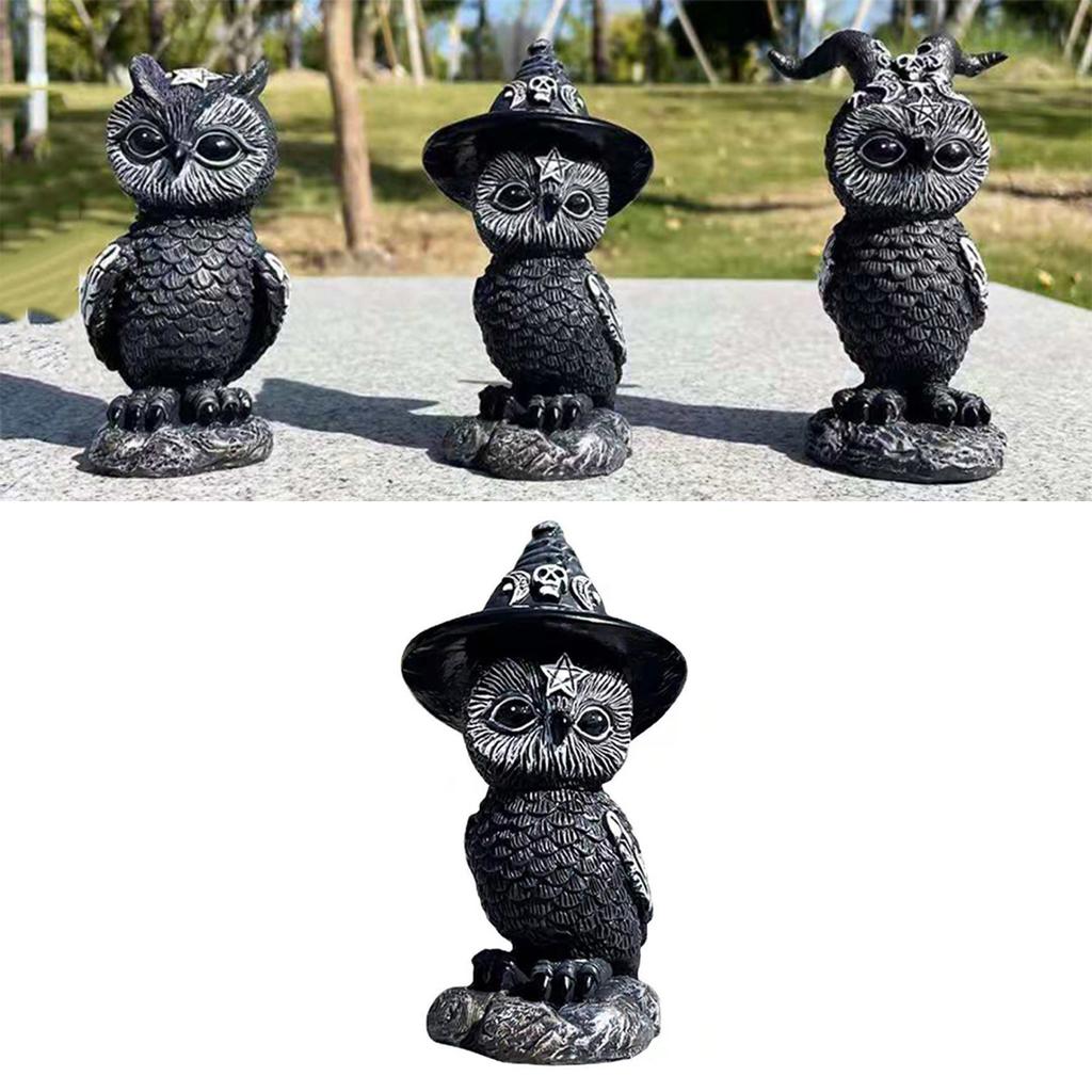 Halloween Magic Cat Resin Craft Home Decoration Gift