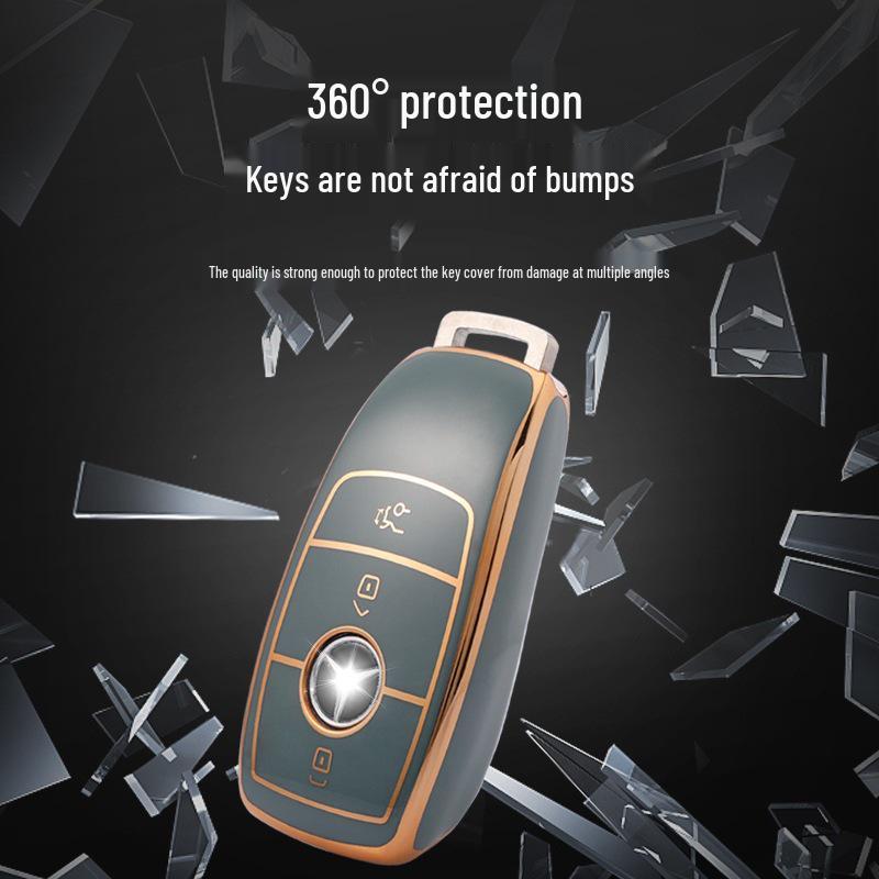 Husă Cheie Mercedes pentru Clasa E, S, A, G, GLE, GLS, GLB, E300, E300L, E260