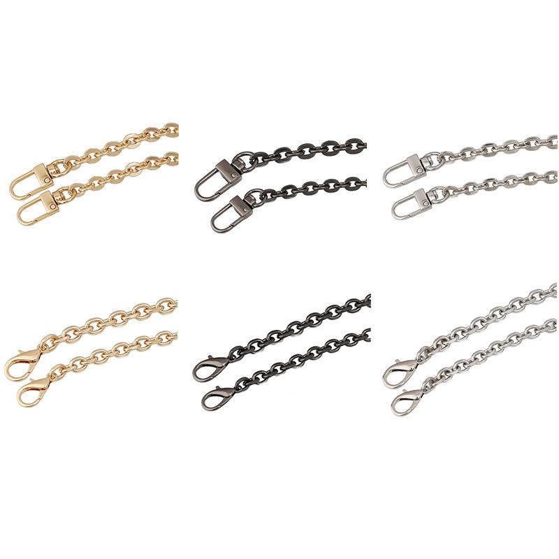 Bolsos Cadenas Metálicas Oro/Plata/Negro Correa de Repuesto para Bolso Correas Metálicas para Hombro Cadena para Bolso Crossbody Accesorios para Bolso