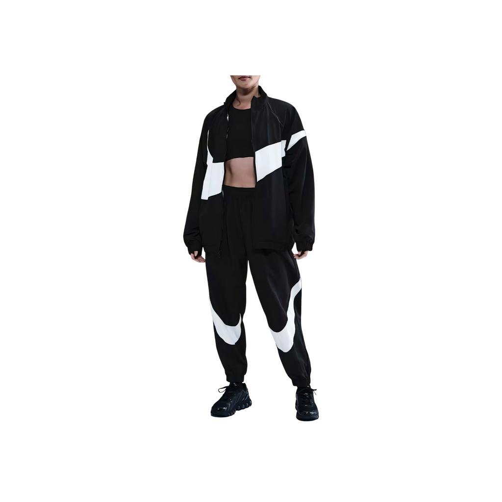 Nike Swoosh Simple Comfortable Fashionable Versatile Stand Collar Jacket Women Jackets HV4108-010