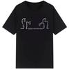 New Happy Fashion T Shirts Cartoon TV Unisex Women Style Streetwear Tee Round Neck Casual Tops