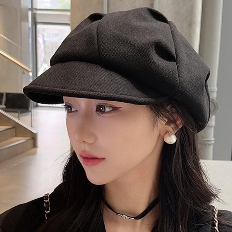 Autumn and winter fashion versatile retro painter hat casual temperament beret british cloud hat women