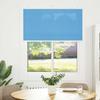 Blue Pleated Roller Blind 105X150 Cm Fabric Width 104.4Cm