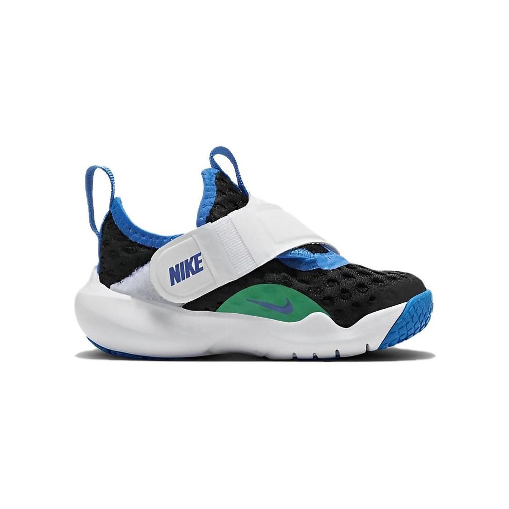Nike Flex Advance TD Fabric Durable Low Top Shoes Baby Shoes White Black Blue DC9367-002