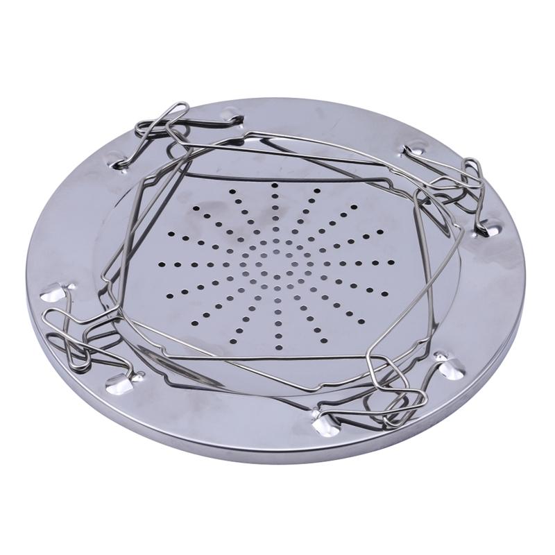 Toaster Rack Simple Portable Multifunctional Stainless Steel Outdoor Camping Travel Supplies Folding Multi-Purpose Stove Grill