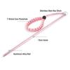 KEEP DIVING Tauchen Geräuschmacher Stick Stab Zeiger mit Fallschirm Lanyard(Rosa)