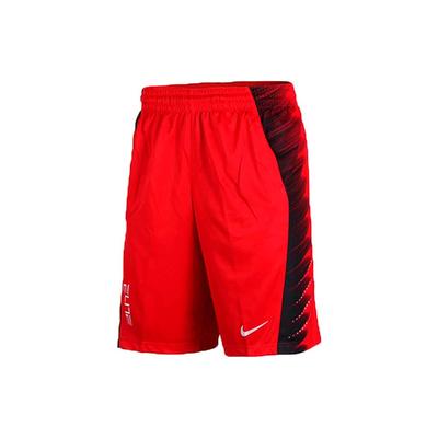 Logo Print Straight-Leg Shorts Men Bottoms Red 645080-657