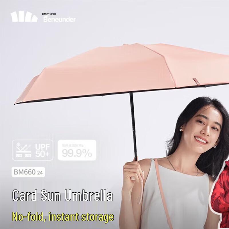 Beneunder UV Protection Six-Fold Flat Umbrella
