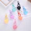 Summer Dopamine Candy Color Resin Love Keychain Pendant, Bag Accessories Pendant Creative Versatile
