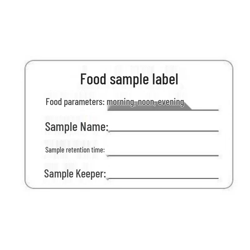 304 Stainless Steel Food Sample Retention Box with Labels