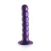 Ouch! - Silicone dildo with beads - 13 cm