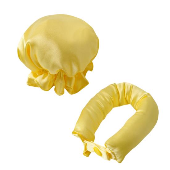 No Heat Hair Curling Rod Headband Satin Bonnet Women Overnight Sleeping Silk Hair Curler Long Hair Curls Roller Styling Tool