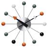 Modern Wall Clock Silent Non Ticking 13 Inch Pop Color Decorative Ball Clocks for Living Room Kitchen Office Wall Clocks