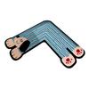 Diatom Mud Floor Mat Cartoon Animal Shape L-Shaped Design Water Absorbent Quick Dry Anti-Slip Doorway Mat