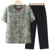 2026 New Fashion Summer Cardigan Tops: Short-Sleeve Shirts for Middle-Aged & Elderly Women
