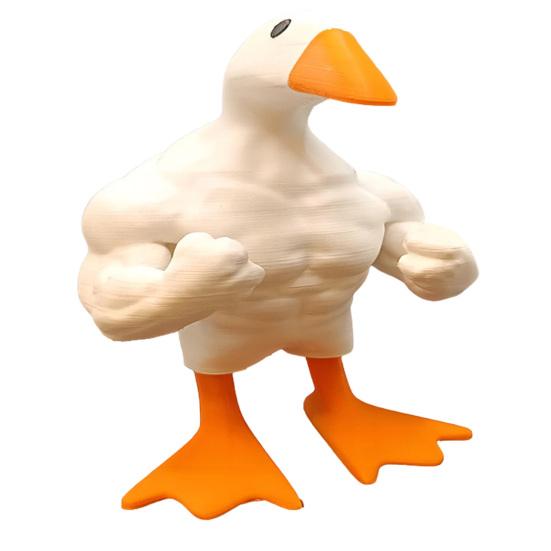 Funny Magnetic Duck Ornament with Suction Cup Mini Resin Prank Figurine for Desk Office Garden Cute Quirky Duck Figure Unique Gift for Coworkers