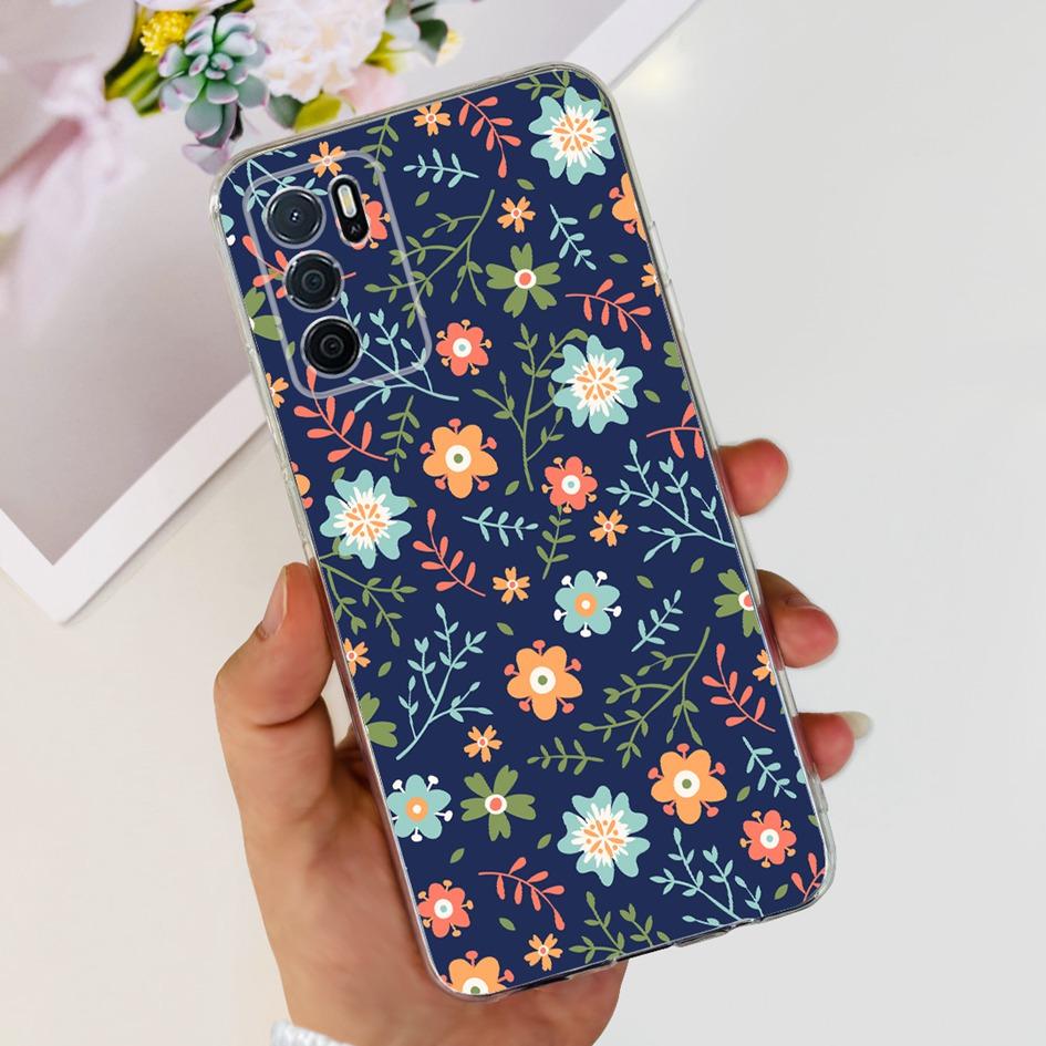 For OPPO A54S Case CPH2273 Back Cover Luxury Marble Cartoon Soft Silicone Phone Case For OPPO A16 CPH2269 A16S CPH2271 Funda New