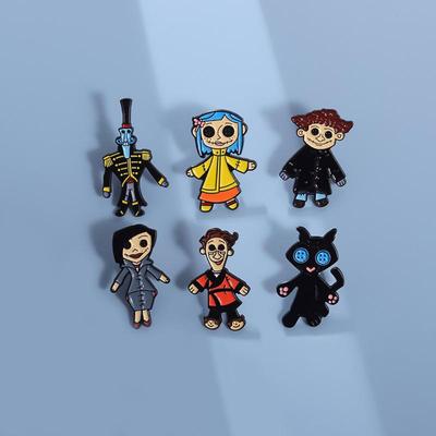 European & American Film-Themed Cat Doll Brooch - Horror Escape Room Commemorative Gift