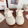 Mode 2025 Frühling Sommer Cremeweiße Klobige Sneaker Damen Hässlich Süße Plateauschuhe Koreanischer Stil Lässig Schick Trendig Alltag Slipper