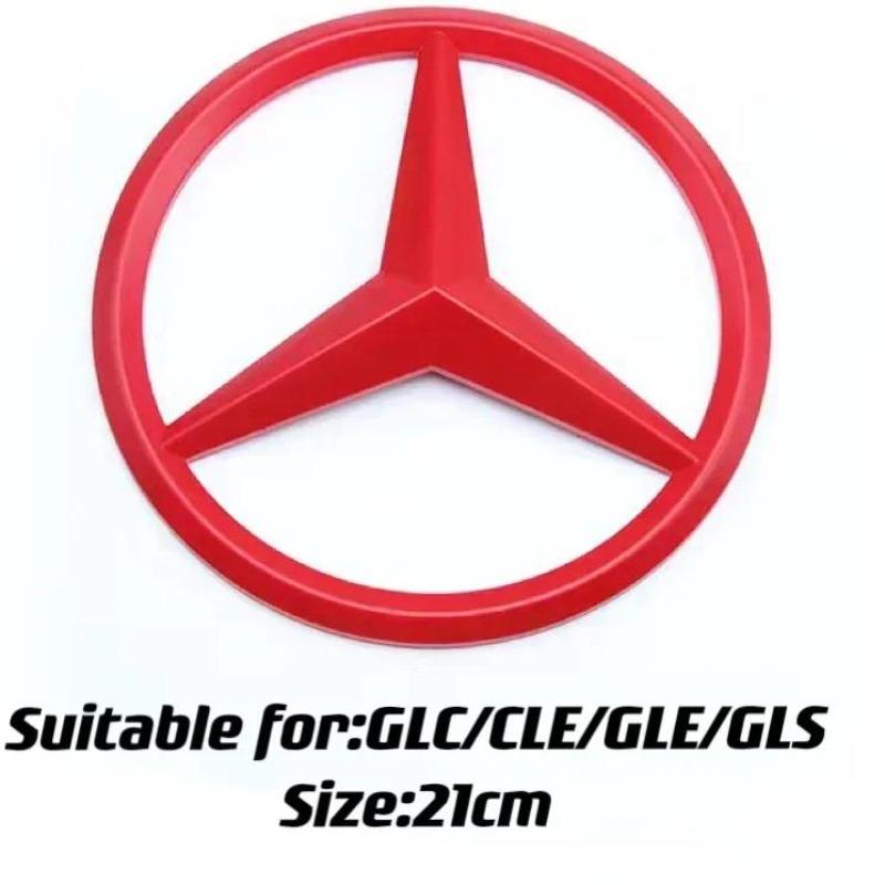 1 Stück ABS Auto Frontgrill Emblem Aufkleber Abdeckung für Mercedes Benz W204 W205 W210 W211 W212 W213 C E-Klasse GLA GLK ML GLC GLE
