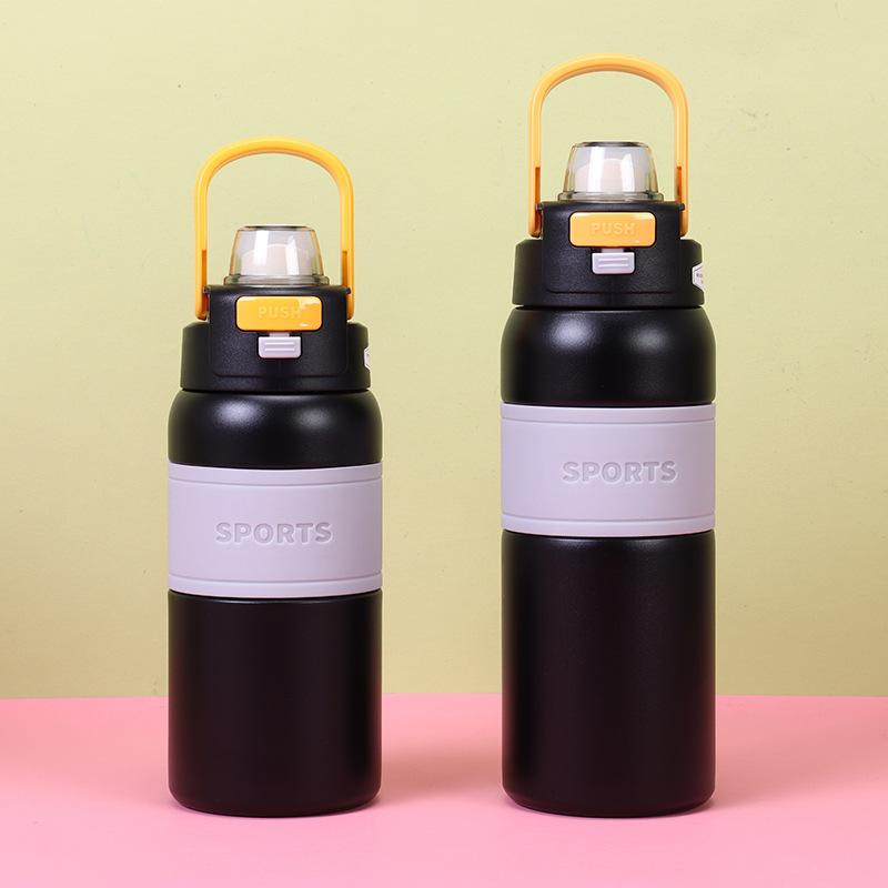 New Best-selling Stainless Steel Insulated Cup Large-capacity Portable Hand-held Sports Water Cup Available in Multiple Colors