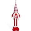 Cute Christmas Telescopic Doll Ornaments Red Merry Christmas Decoration  Xmas Festival Decor
