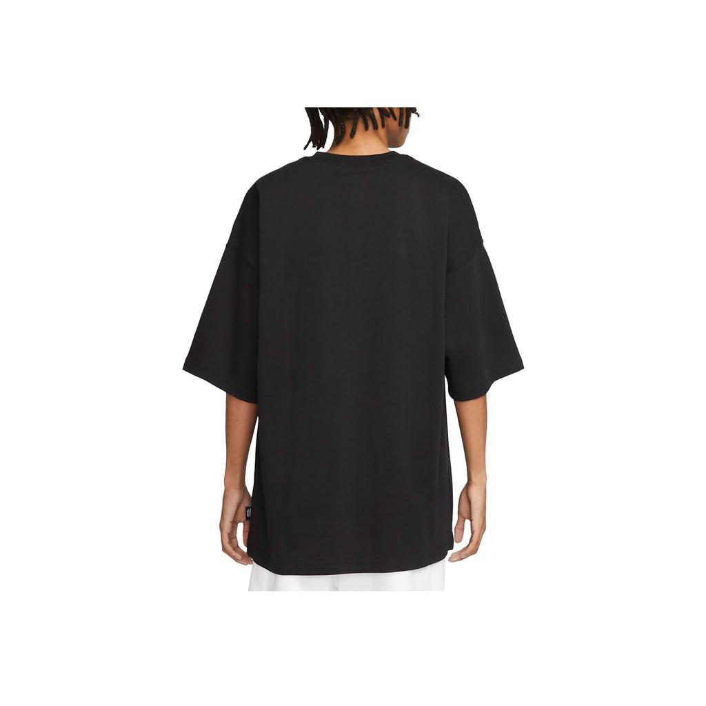 Nike Sportswear Letter Print American Vintage Loose Fit Round Neck Short Sleeve T-Shirt Men Tops Black FD1250-010