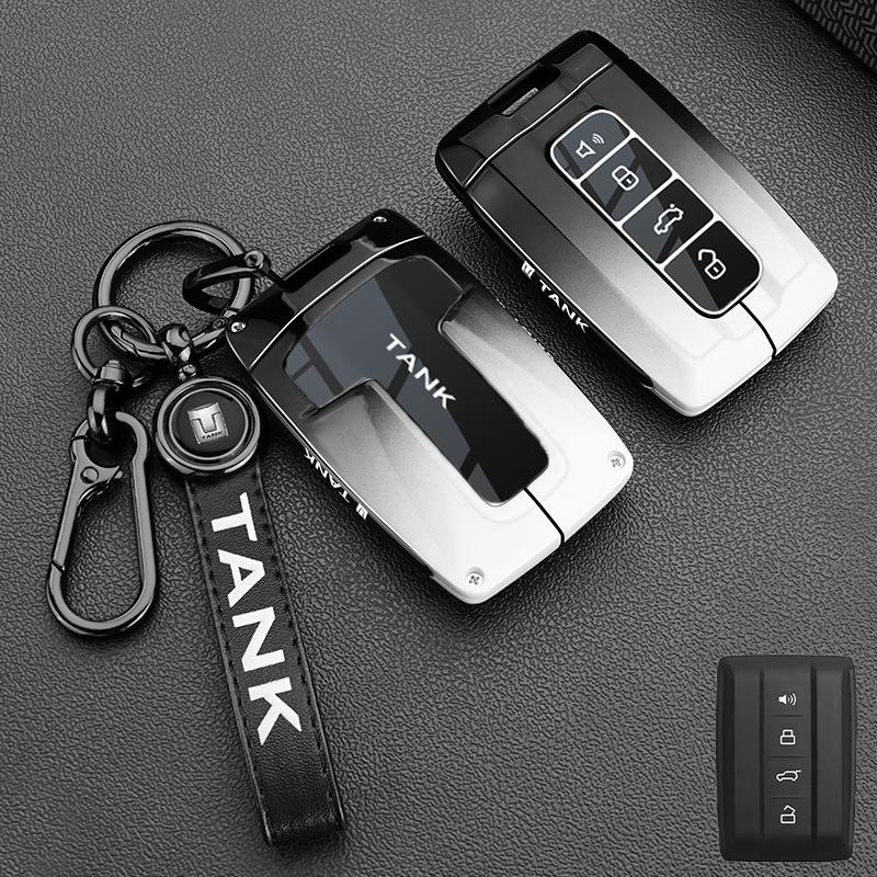 Special 2025 Tank 500 Key Cover 400 Three Five Hundred Hi4t High-end 700 Car 300 Buckle Modified Shell Male