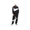 Nike Giacca Tessuta Sportswear Big Swoosh (Dimensionamento dell'Asia) Nero/Bianco Uomo Streetwear DX0661-010