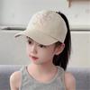 Kids Outdoor Sun Protection Hat Cotton Polyester Mix Adjustable Closure Bows Embellishment 5 Vibrant Colors