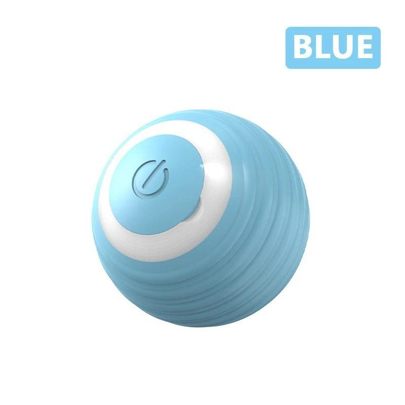 Cat Interactive Ball 3 Mode Automatic Rolling Ball Toys Faux Tail Rechargeable Smart Pet Electric Toy Cat Training Imitate Mouse
