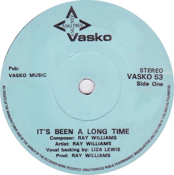 

7inch Record RAY WILLIAMS - It s Been A Long Time VASKO53 Vasko UK Soul/Funk Used