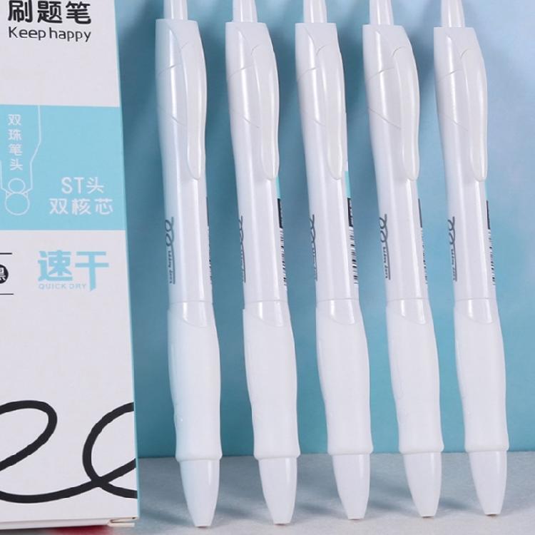 5/12 Pcs Gel Ink Pen Black Ink Smooth Writing Tool Retractable Gel Pen Back to School Supplies For Students